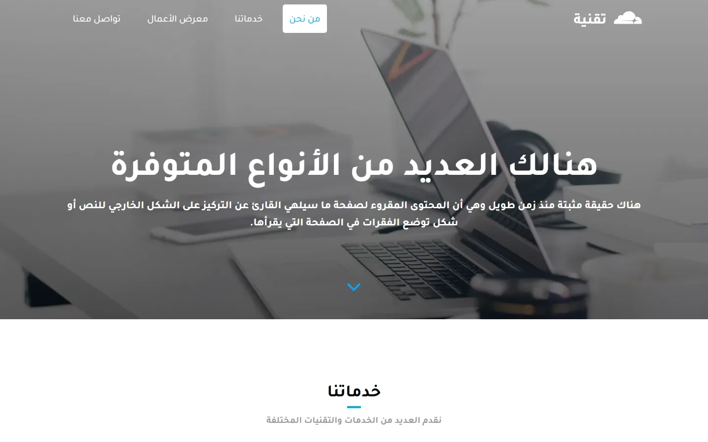 موقع شركة بسيط